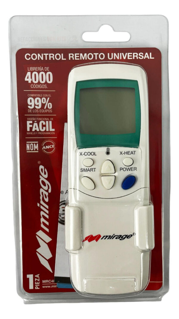 Control Universal Minisplit Mirage Original 4000 Codigos - Imagen 3