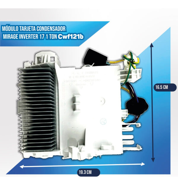 Módulo Tarjeta Condensador Mirage Inverter 17 1 Ton Cwf121b - Imagen 2