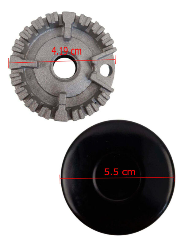 Quemador Para Parrilla Empotre Mini 5.5 Cms Original Supra - Imagen 5