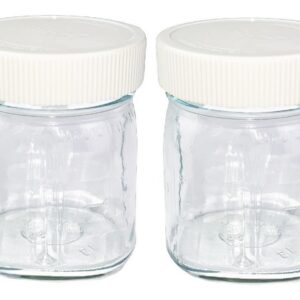2 Mini Vasos De Cristal Papillero Salsero Aderezos