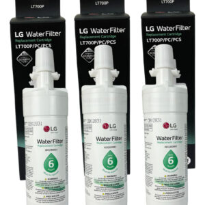3 Filtros Refrigerador LG Lt700p / Adq36006101 Original Nuevo