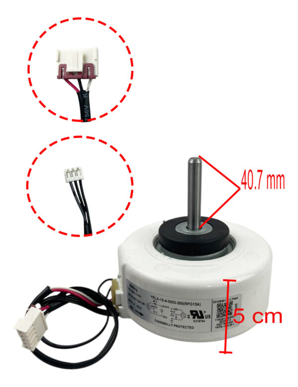 Motor Evaporador Mirage X2 /life12/life+/ 1 Tonelada 110v - Imagen 6
