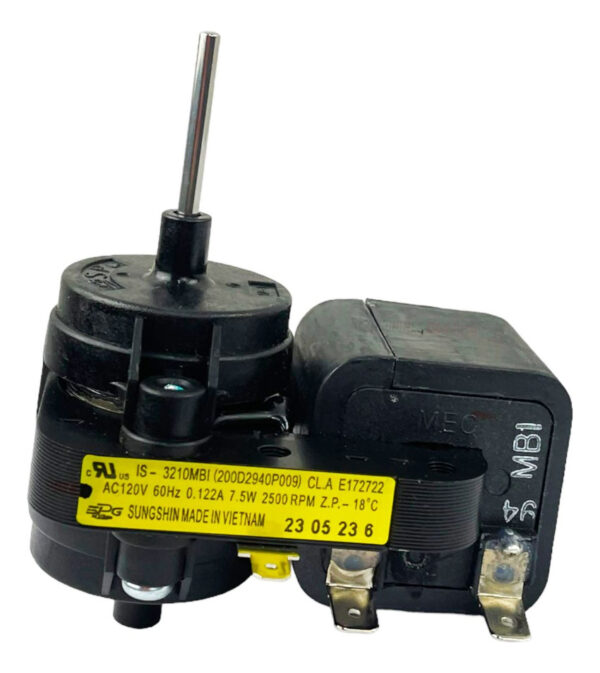 Motor Ventilador Flecha Corta Refrigerador Mabe Iem Original - Imagen 6