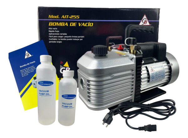 Bomba De Vacío 1 Hp 12 Cfm Gb 2 Etapas Ait-225v - Imagen 4