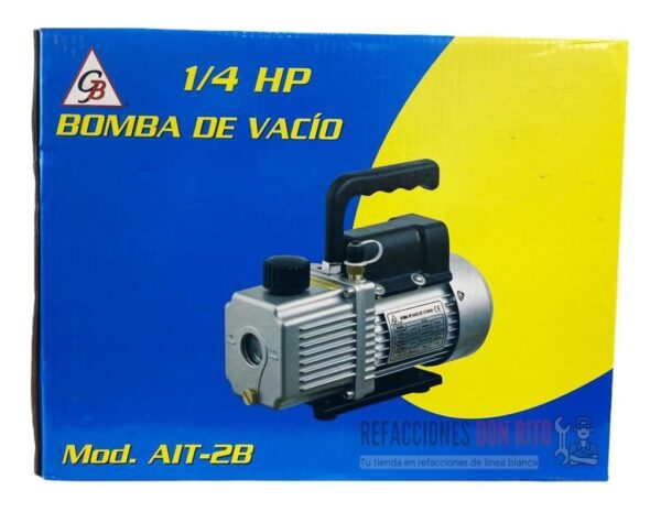 Bomba De Vacío 1/4 Hp 2 Etapas Mas Eficiente Refrigeración - Imagen 3