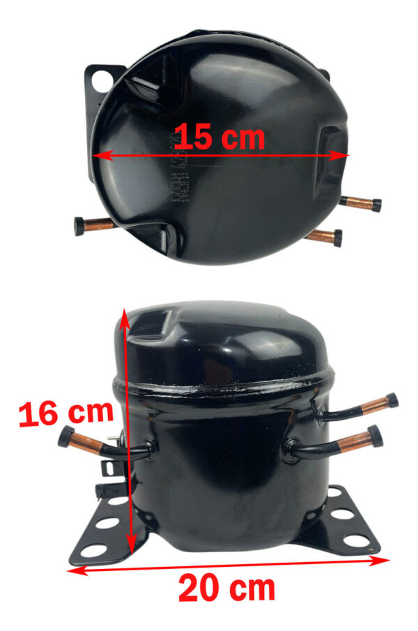 Compresor Original Frio Star De 1/6 Para Gas R134 115v - Imagen 4