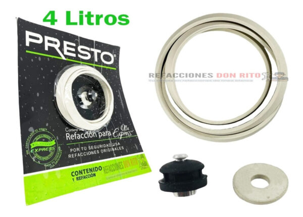 Empaque Y Válvula Para Olla Express Presto 4 Lts - Imagen 5