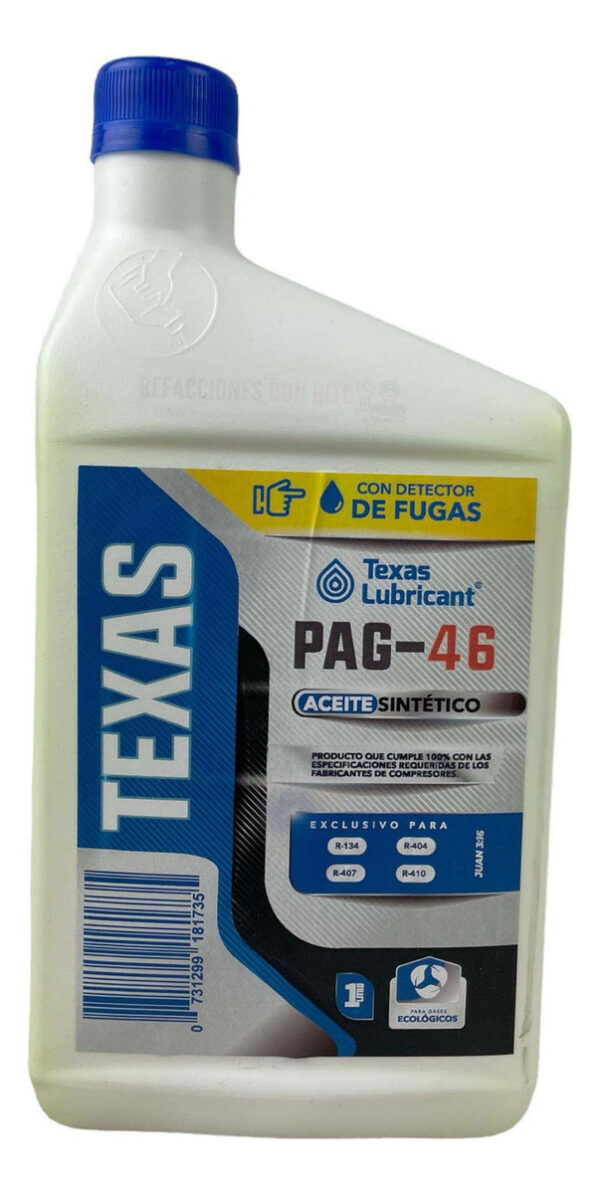 Aceite Con Detector De Fugas Pag 46 1litro Texas - Imagen 3