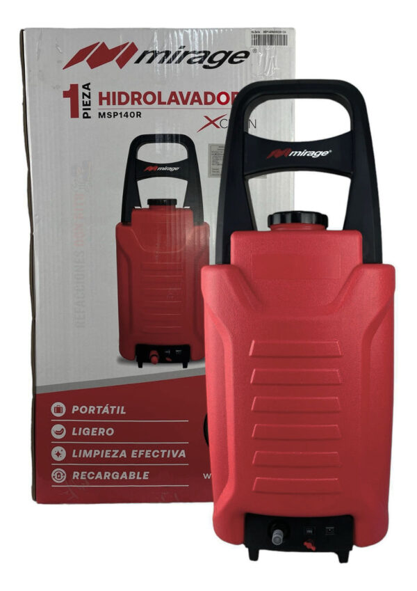 Hidrolavadora Portatil Mirage De 30lts Ligera Y Recargable - Imagen 7