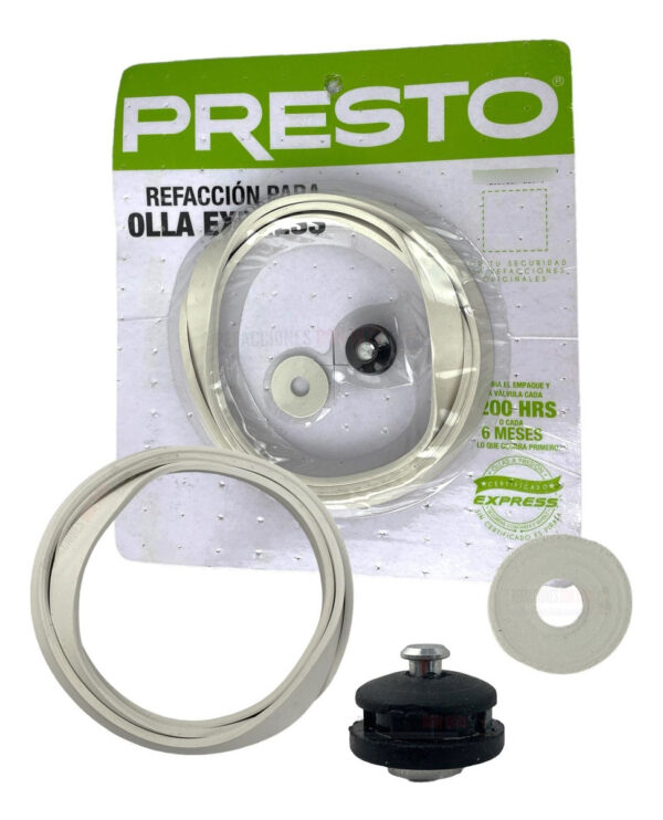 Empaque Y Válvula Para Olla Express Presto 6 Y 7 Lts - Imagen 5