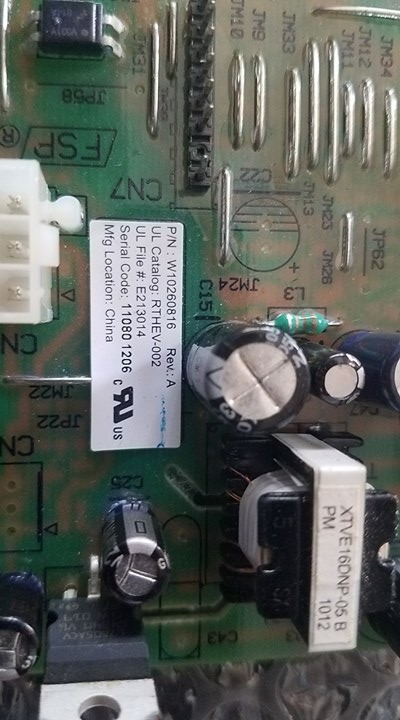 Tarjeta Refrigerador Whirlpool Maytag W10260816 Original - Imagen 3