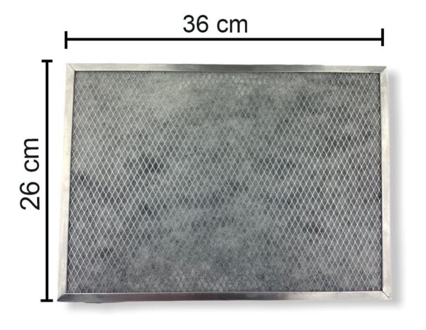 Filtro De Campana Mabe Iem 26x36 Con Tela Y Carbón Activado - Imagen 4