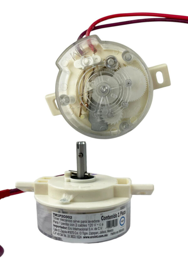 Reloj Lavadora 2 Cables Orejas Inclinada Centrifugado Secado - Imagen 4