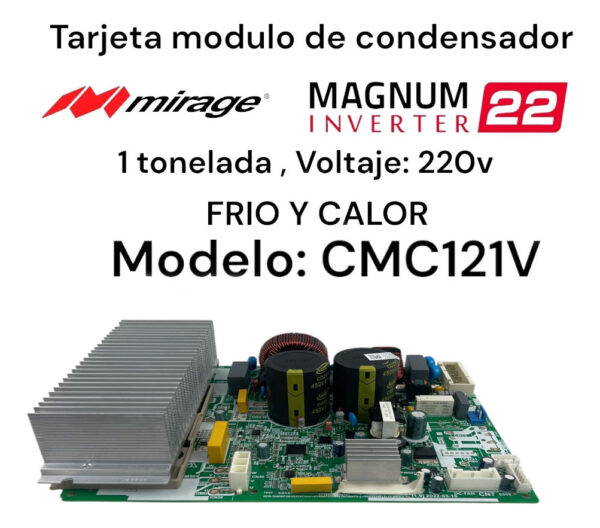 Tarjeta De Condensador Mirage Mágnum 22 1 Ton , 220v Cmc121v - Imagen 5