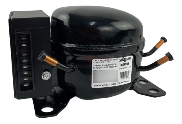 Compresor De Alta Presión 12 O 24v Qdzh30g Sikelan R134a - Imagen 7