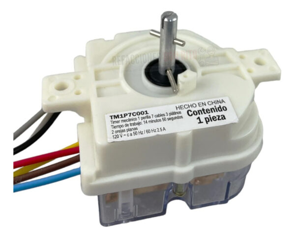 Reloj 7 Cables Orejas Planas Lavadora 14min 50 Seg - Imagen 5