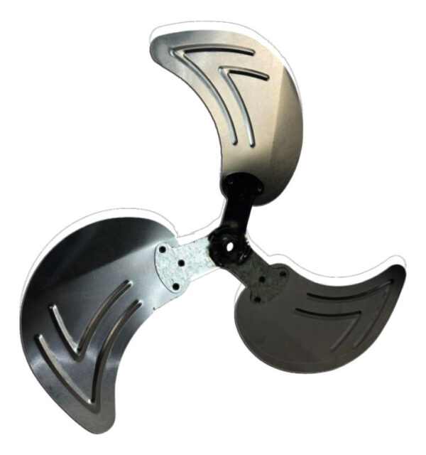 Aspa Ventilador Mytek 16 X 38 Interior 10mm (lamina) 3 Alas - Imagen 2