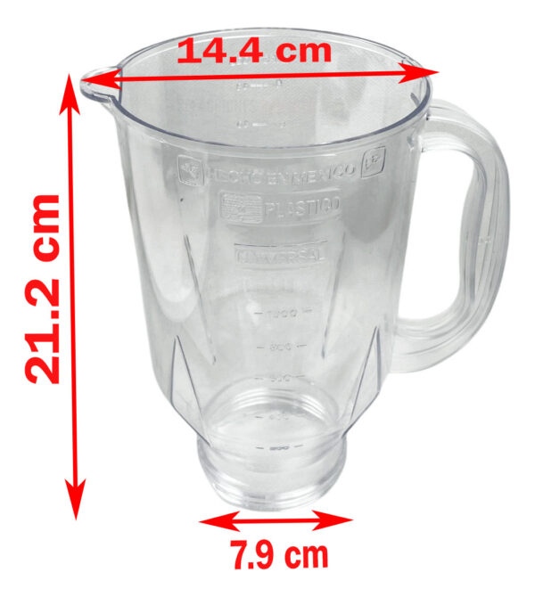 Vaso Completo Plástico De Licuadora Tfal Facicick - Imagen 2