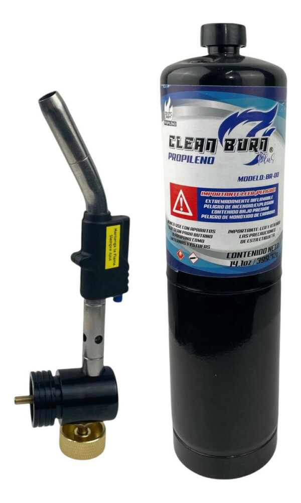 Kit Soplete Con Boquilla Y Gas Turner Para Soldar Refrigerac - Imagen 5