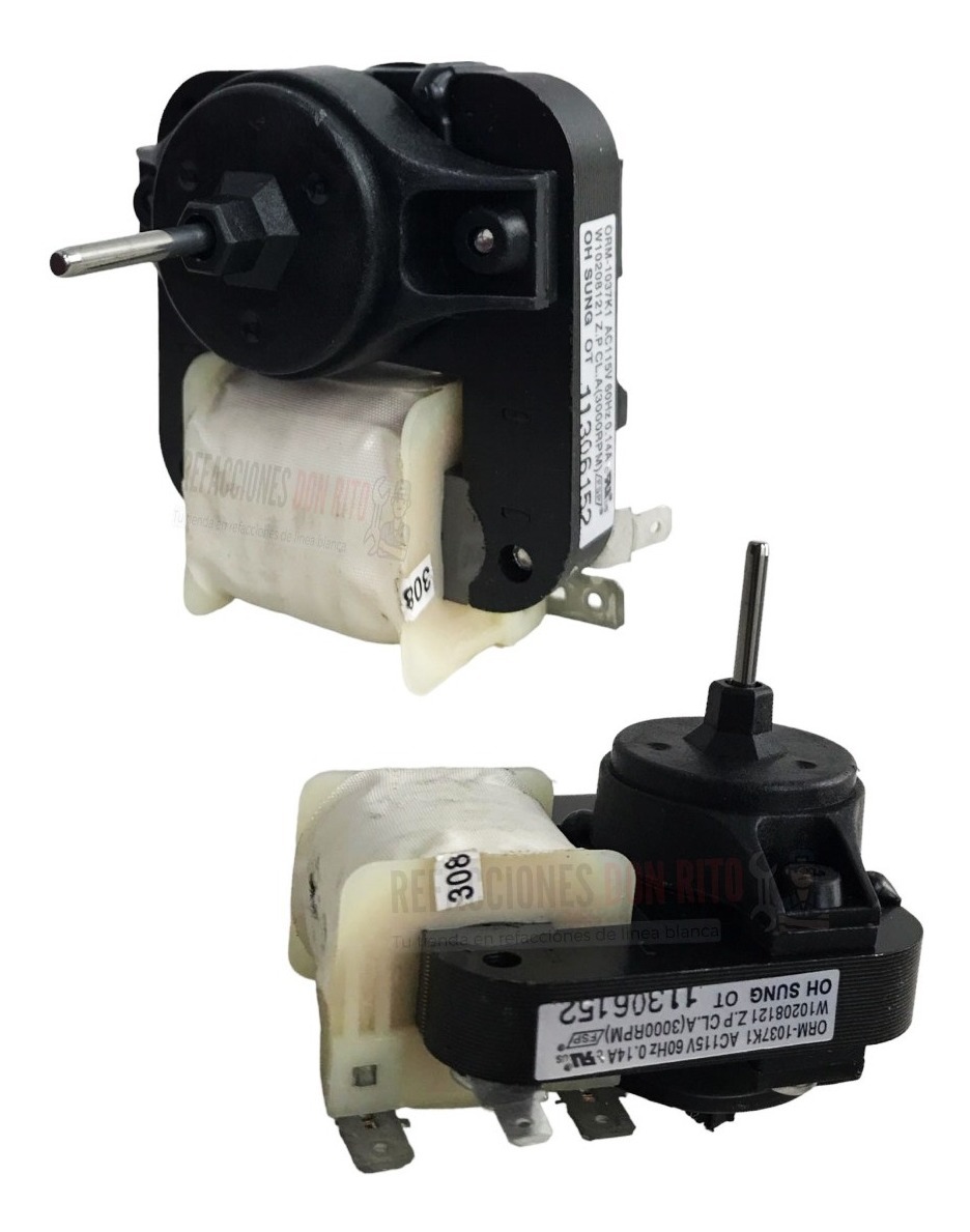 Motor Ventilador Difusor Refrigerador Whirpool W10208121