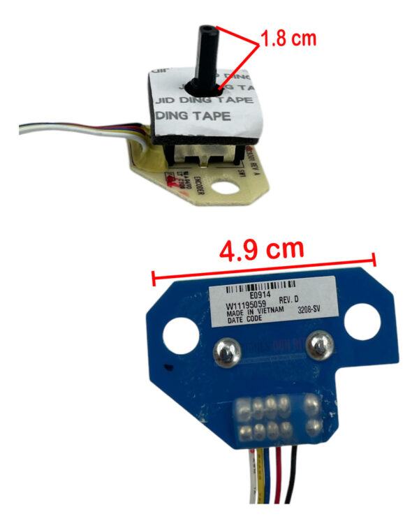 Perilla Central Lavadora Whirlpool Batman W11195059 Original - Imagen 4
