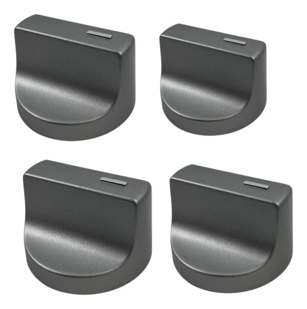 Kit 4 Perillas Estufa Whirlpool Gris W11125621 - Imagen 4