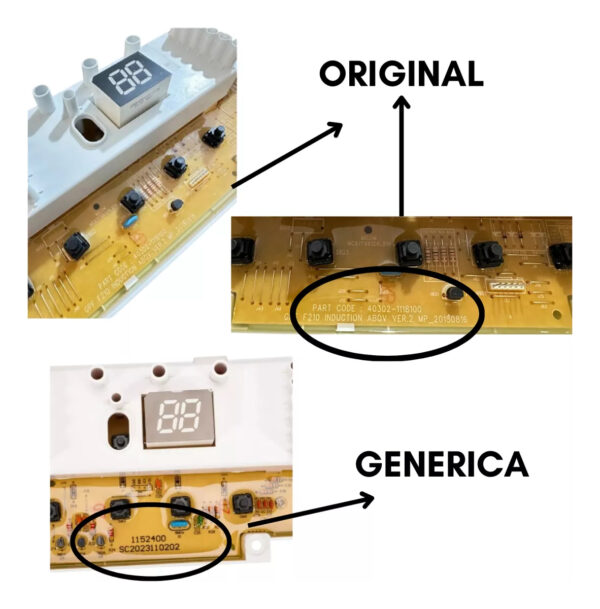 Tarjeta Para Lavadora Daewoo 40302-1152500 Original - Imagen 3