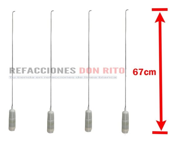 Suspensiones Amortiguadores Lavadora Mabe 67cm Original - Imagen 4