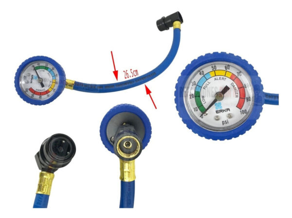 Kit De Recarga Con Manómetro Para Autos R134a - Imagen 2
