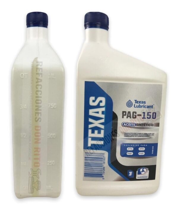 Aceite Para Compresor De A/c Pag 150 1 Litro Texas - Imagen 4