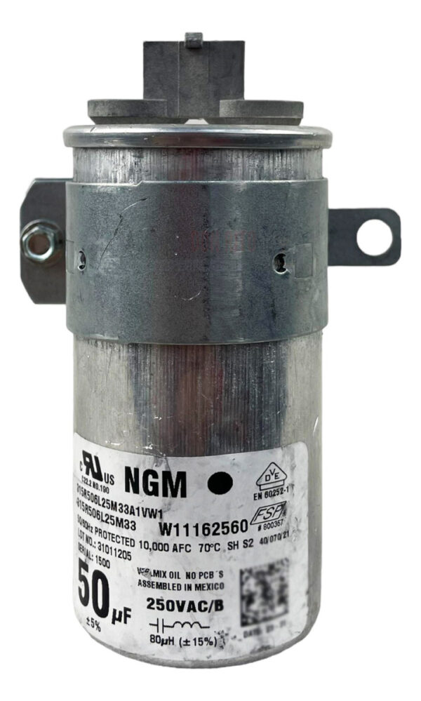 Capacitor Lavadora Whirlpool 50 Uf Mf Original Nuevo - Imagen 5