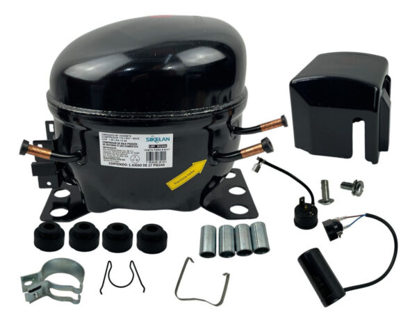 Compresor Sikelan 1/4 + Pesado Hp 110v R134a Cmresk014p - Imagen 4