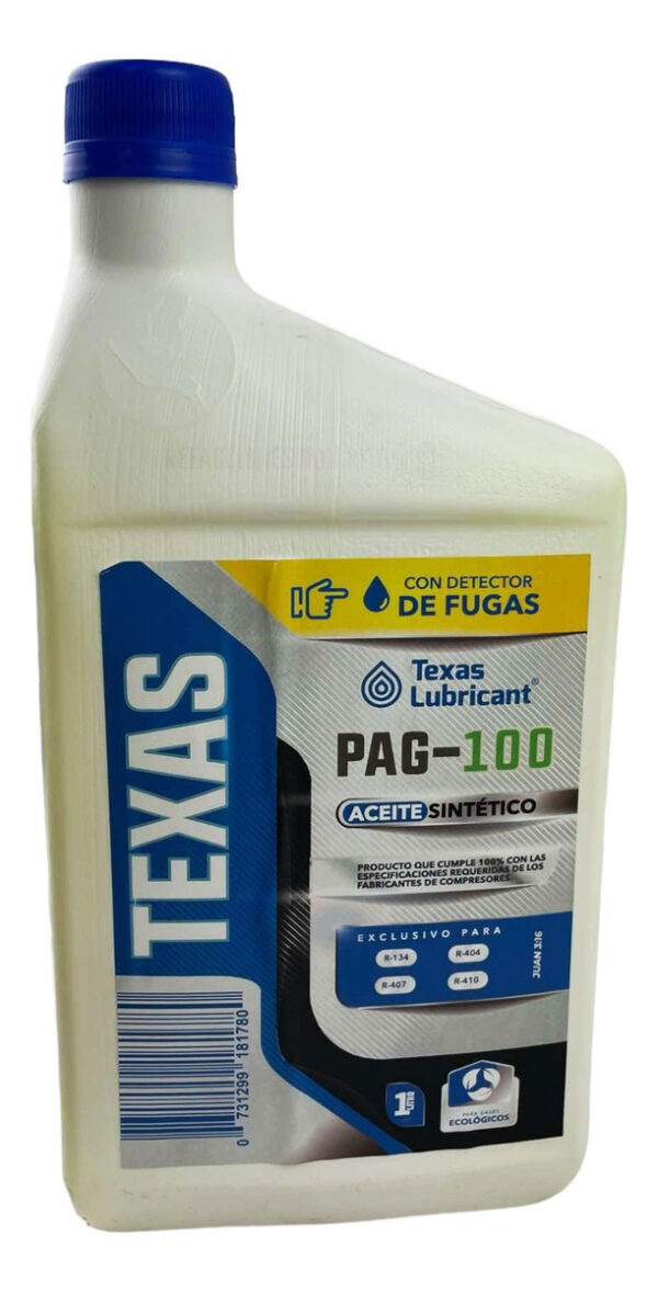 Aceite Con Detector De Fugas Pag 100 1litro Texas - Imagen 3