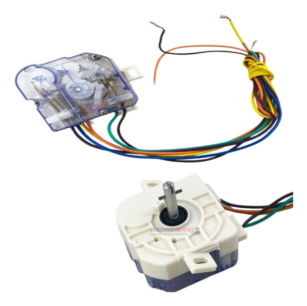 Reloj Para Lavadora De 2 Tinas 6 Cables Orejas Inclinadas - Imagen 4
