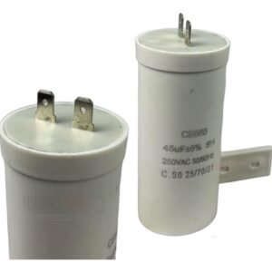 Capacitor 45 Uf Mfd Mf Para Lavadora Acros Easy Mabe Koblenz