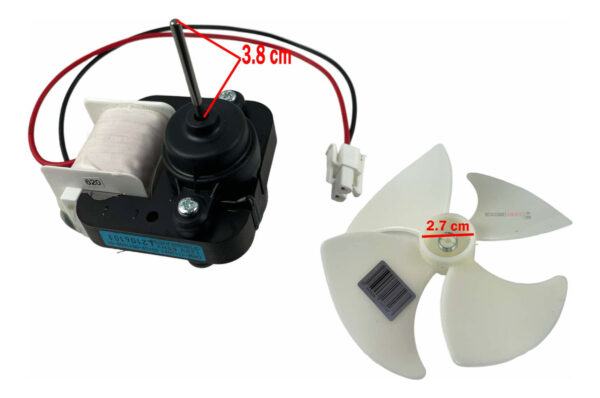 Motor Y Aspa Para Ventilador Refrigerador LG Daewoo Winia - Imagen 5
