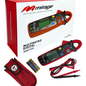 Multímetro Digital Mirage Con Estuche. Compacto Y Versátil