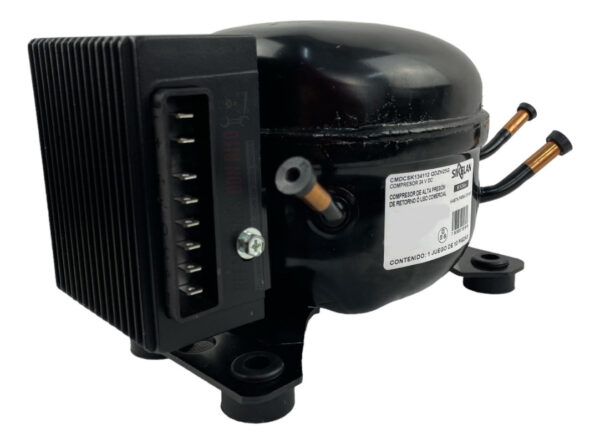 Compresor Alta Presión 12 O 24v Qdzh25g Sikelan R134a 1/12hp - Imagen 8