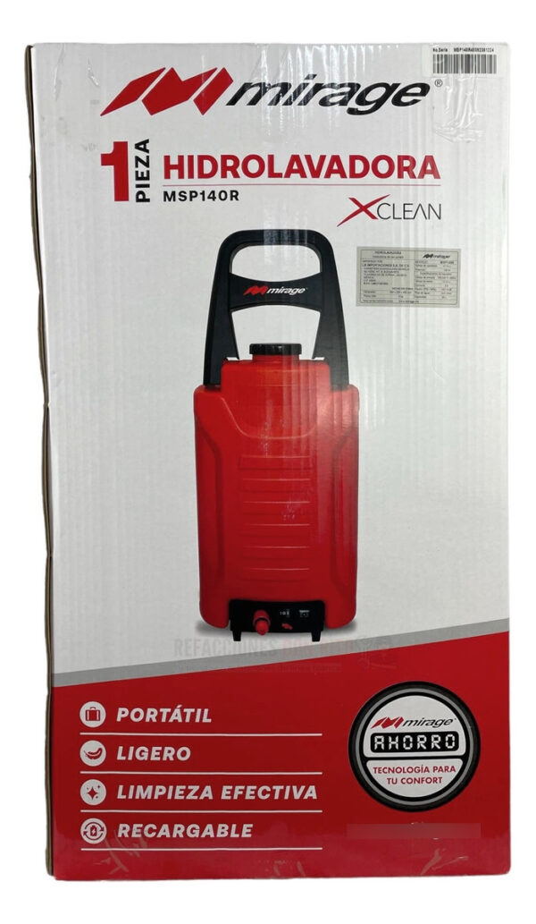 Hidrolavadora Portatil Mirage De 30lts Ligera Y Recargable - Imagen 10