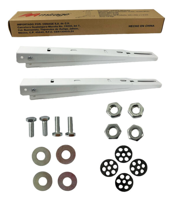 Base Soporte Pared Condensador Minisplit 1 Y 1.5 Ton Mirage - Imagen 6