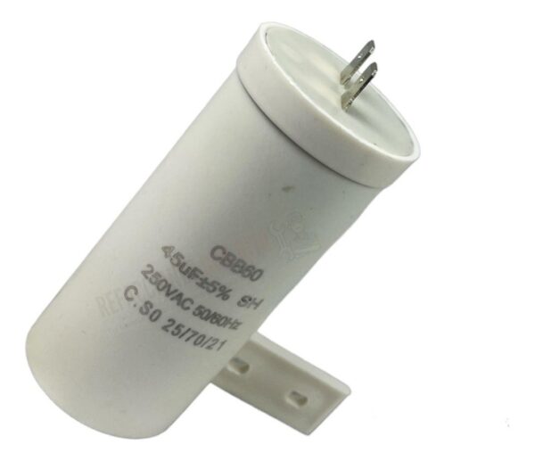Capacitor 45 Uf Mfd Mf Para Lavadora Acros Easy Mabe Koblenz - Imagen 4