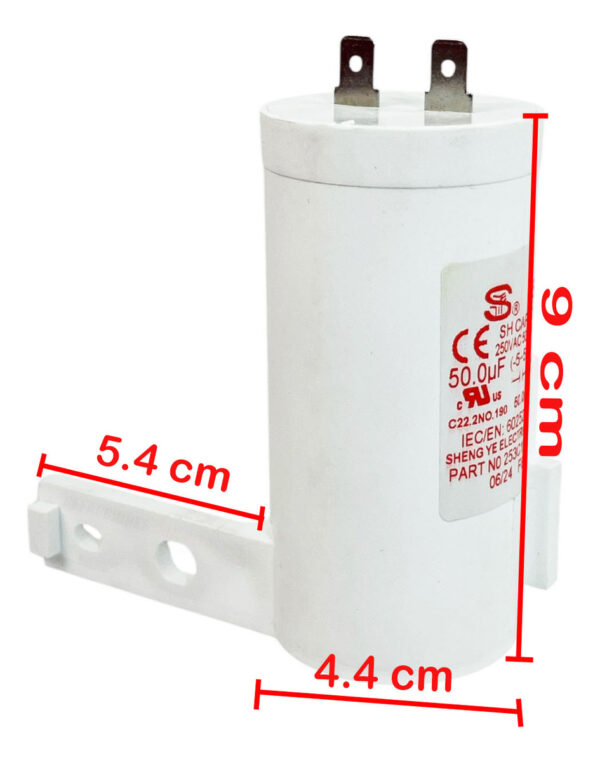 Capacitor Lavadora 50 Mf Mabe Easy Ge Original 253c1255p006 - Imagen 7