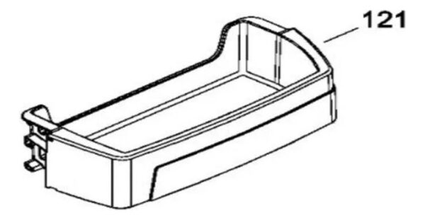 Anaquel Puerta Refrigerador Ge Geprofile Iomabe 225d6129p001 - Imagen 6