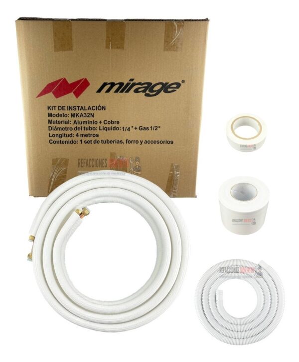Kit Instalacion Mirage Para Minisplit 1/4 X 1/2 1 Y 1.5 Ton - Imagen 9