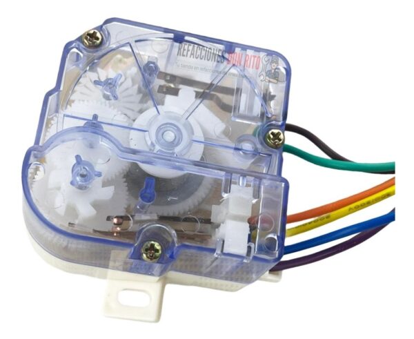 Reloj Para Lavadora De 2 Tinas 6 Cables Orejas Inclinadas - Imagen 6