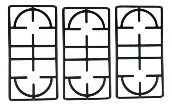Kit 3 Parrillas De Fundición Para Estufa Mabe 183d8370p001 - Imagen 4