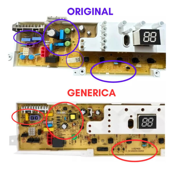 Tarjeta Para Lavadora Daewoo 40302-1118100 Original - Imagen 9