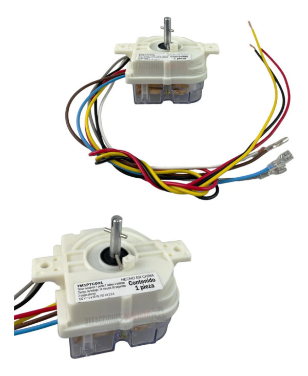Reloj 7 Cables Orejas Planas Lavadora 14min 50 Seg
