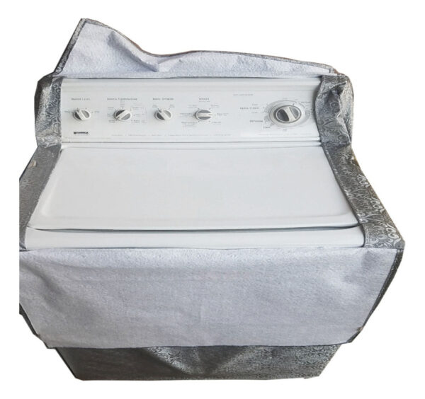 Funda Lavadora Afelpada Gruesa Reforzada 13kg A 22kg Envio - Imagen 6