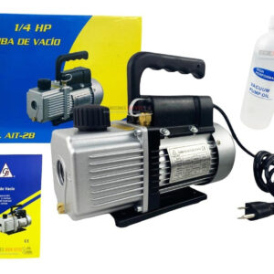Bomba De Vacío 1/4 Hp 2 Etapas Mas Eficiente Refrigeración